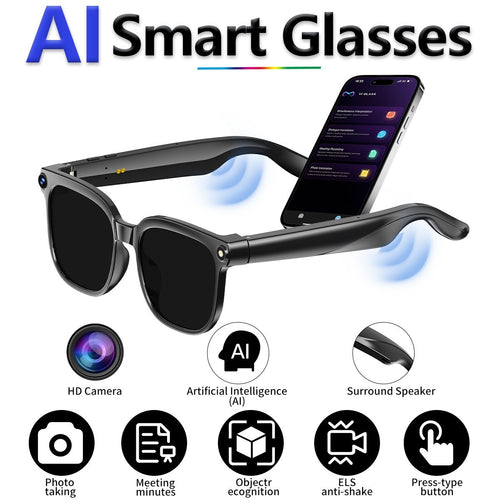 800W Photo And Video Recording AI Assistant Smart Glasses